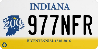 IN license plate 977NFR