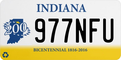 IN license plate 977NFU