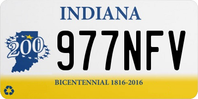 IN license plate 977NFV