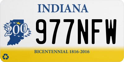 IN license plate 977NFW