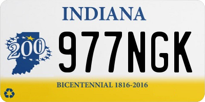 IN license plate 977NGK