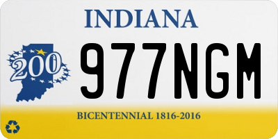 IN license plate 977NGM