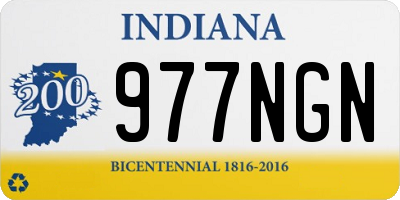 IN license plate 977NGN