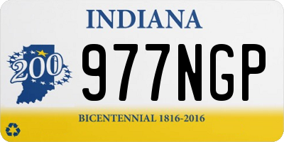 IN license plate 977NGP