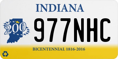 IN license plate 977NHC