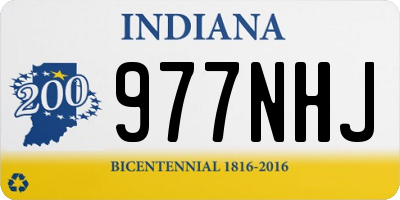 IN license plate 977NHJ