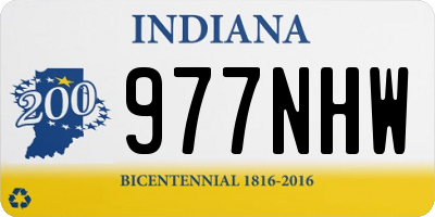 IN license plate 977NHW