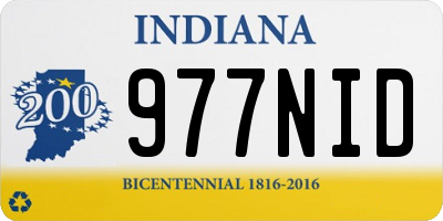 IN license plate 977NID
