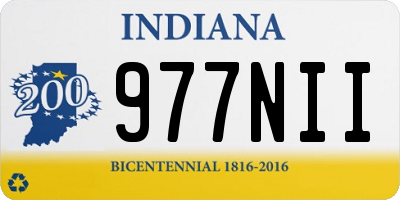 IN license plate 977NII