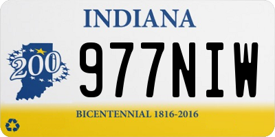 IN license plate 977NIW