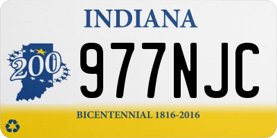 IN license plate 977NJC