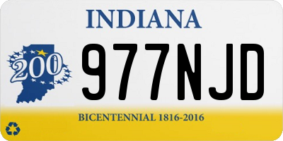 IN license plate 977NJD