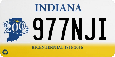 IN license plate 977NJI