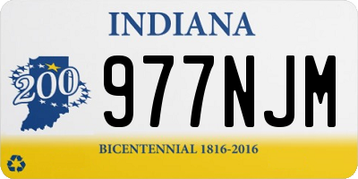 IN license plate 977NJM