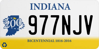 IN license plate 977NJV