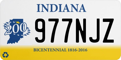 IN license plate 977NJZ