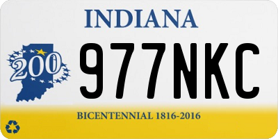 IN license plate 977NKC