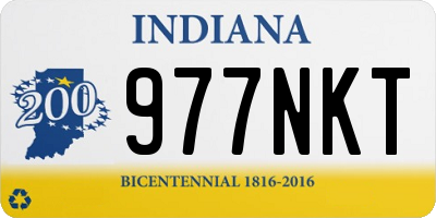 IN license plate 977NKT