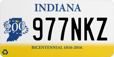 IN license plate 977NKZ