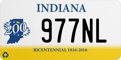 IN license plate 977NL