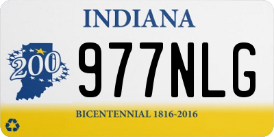 IN license plate 977NLG