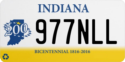 IN license plate 977NLL