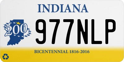 IN license plate 977NLP