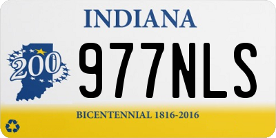 IN license plate 977NLS