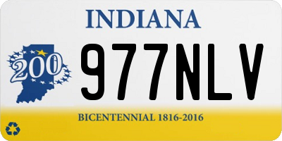 IN license plate 977NLV