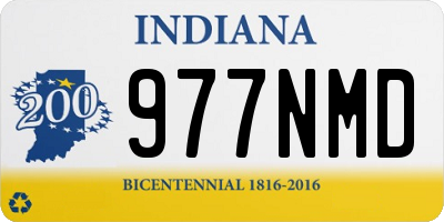 IN license plate 977NMD