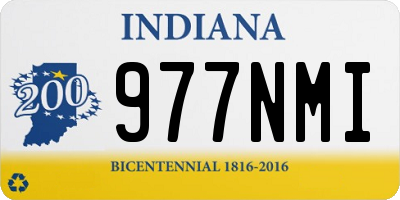 IN license plate 977NMI