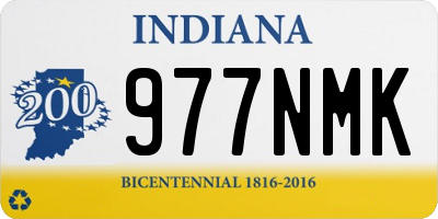 IN license plate 977NMK