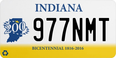 IN license plate 977NMT