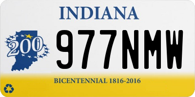 IN license plate 977NMW