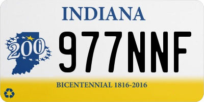 IN license plate 977NNF