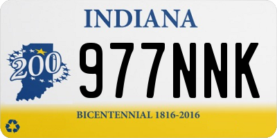 IN license plate 977NNK