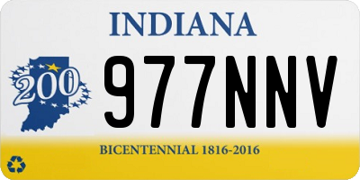 IN license plate 977NNV
