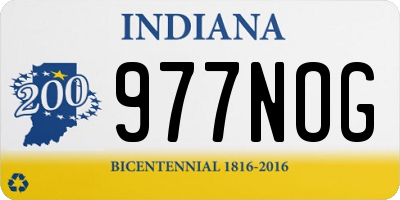 IN license plate 977NOG