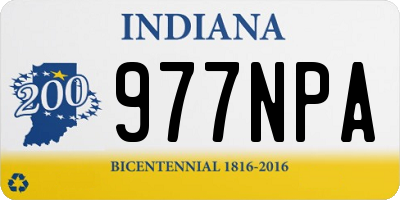 IN license plate 977NPA