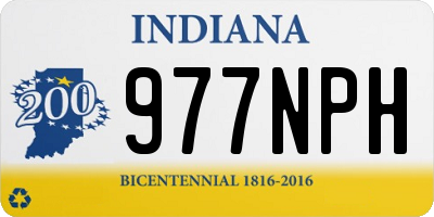 IN license plate 977NPH
