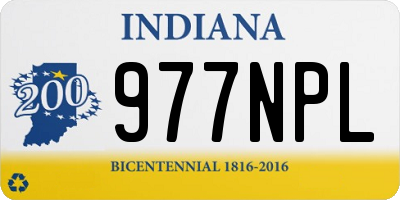 IN license plate 977NPL