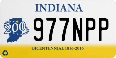 IN license plate 977NPP