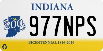 IN license plate 977NPS