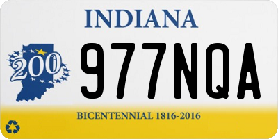 IN license plate 977NQA