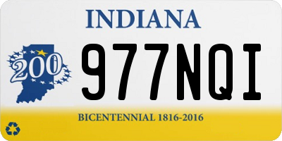 IN license plate 977NQI