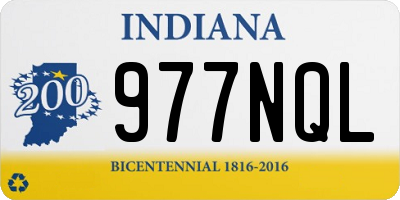 IN license plate 977NQL