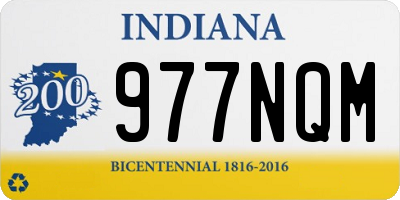 IN license plate 977NQM