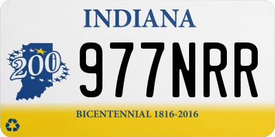 IN license plate 977NRR