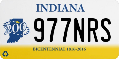 IN license plate 977NRS