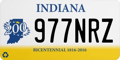 IN license plate 977NRZ